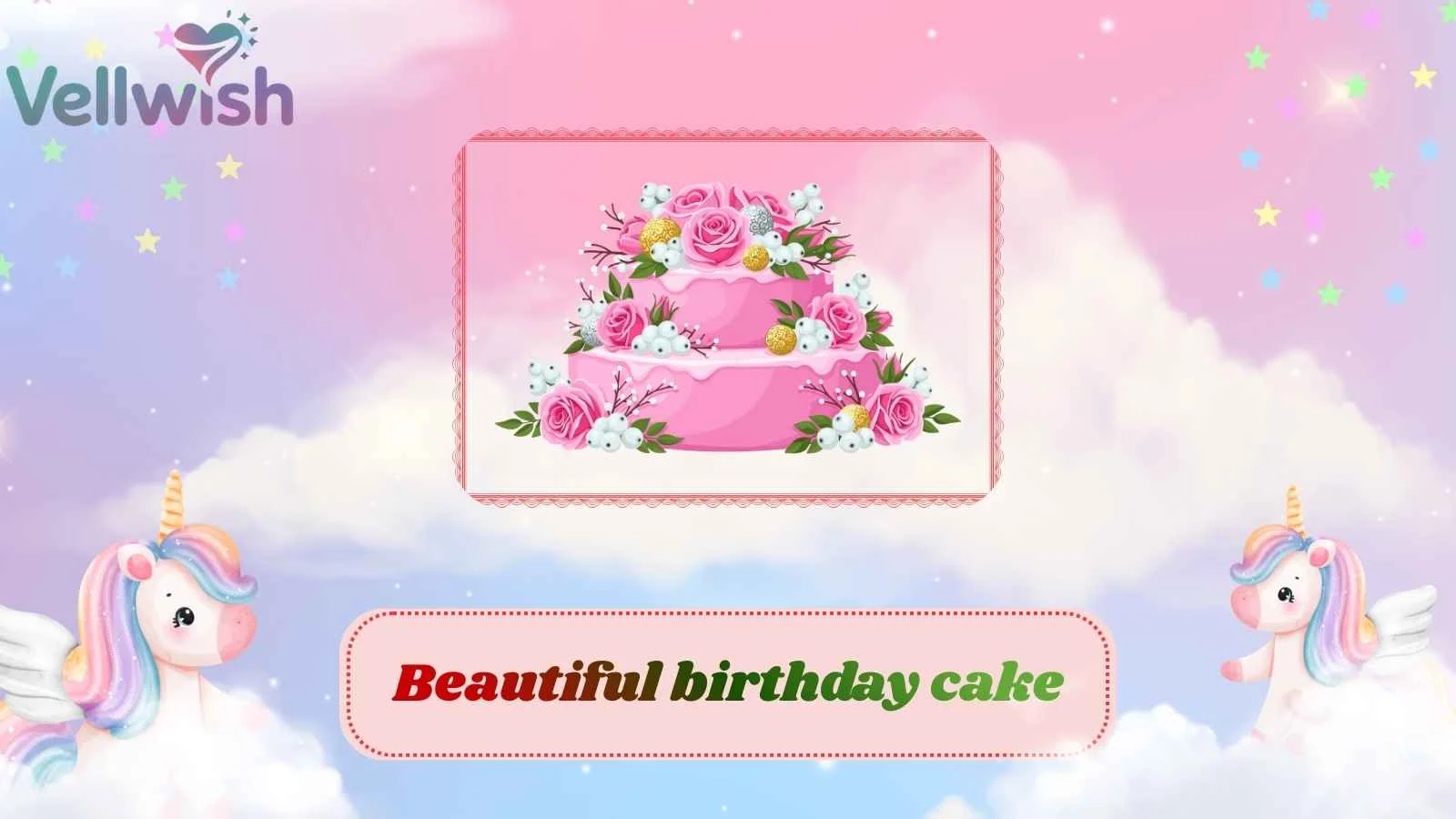 Beautiful birthday cake