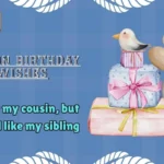 Cousin Birthday Wishes