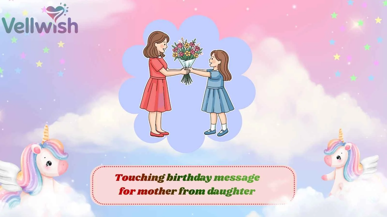 Touching birthday message for mother from daughter