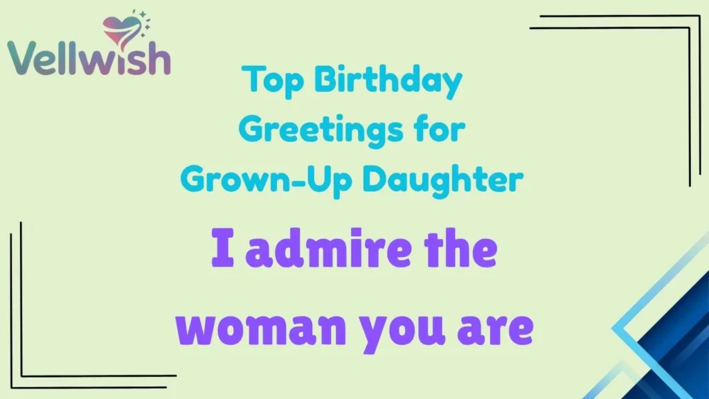 Top Birthday Greetings for Grown-Up Daughter